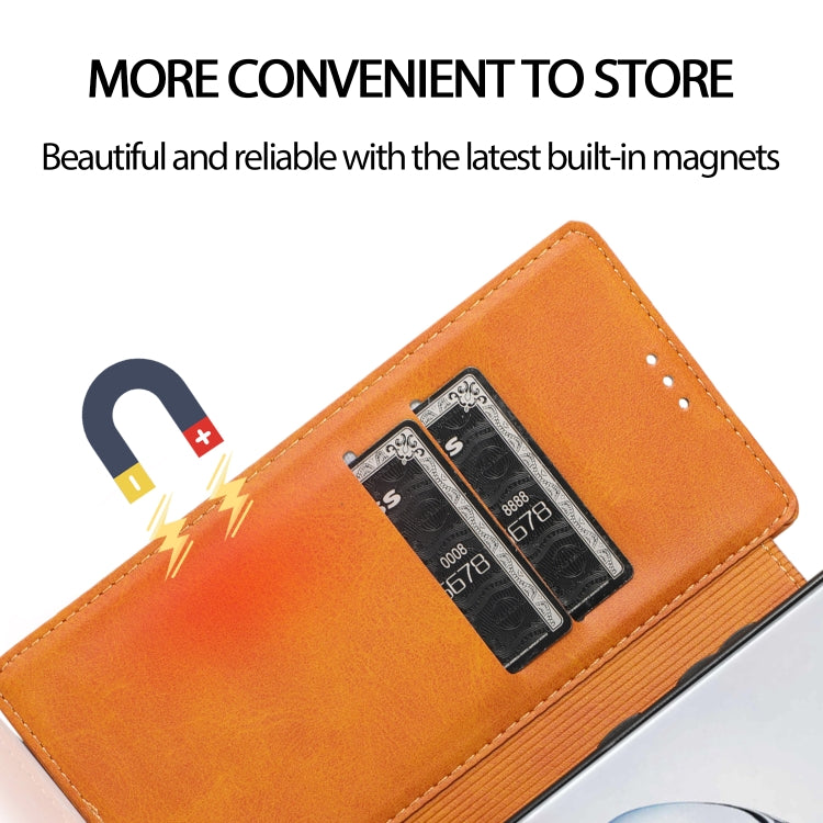 For Samsung Galaxy S10 Knight Magnetic Suction Leather Phone Case
