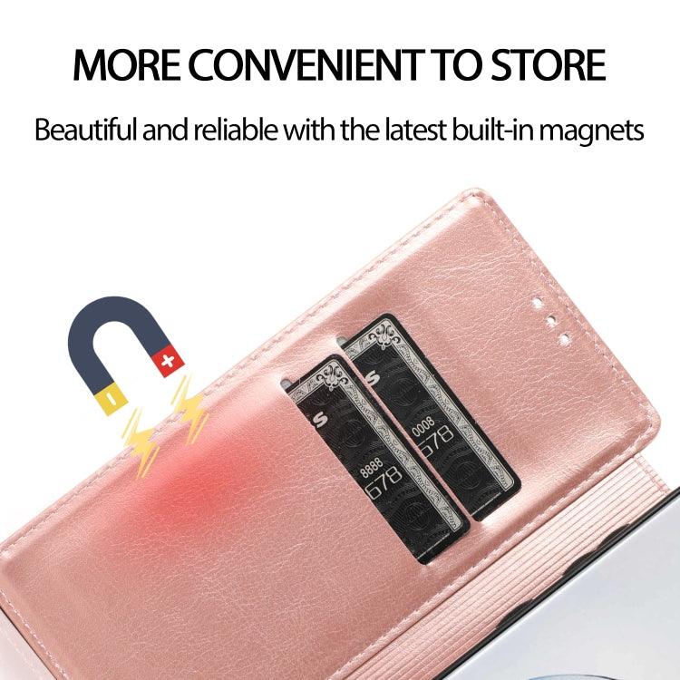For Samsung Galaxy S10+ Knight Magnetic Suction Leather Phone Case