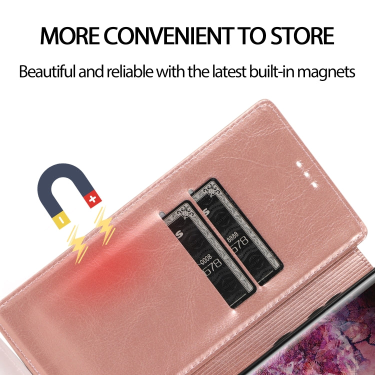 For Samsung Galaxy Note10+ Knight Magnetic Suction Leather Phone Case