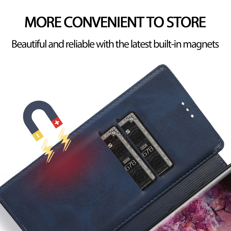 For Samsung Galaxy Note10+ Knight Magnetic Suction Leather Phone Case