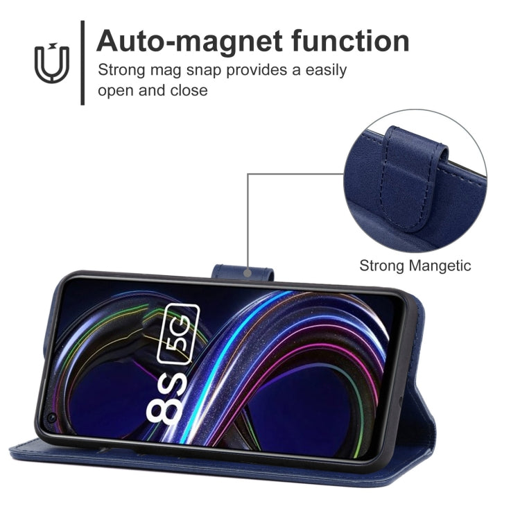 For OPPO Realme 8S 5G Leather Phone Case