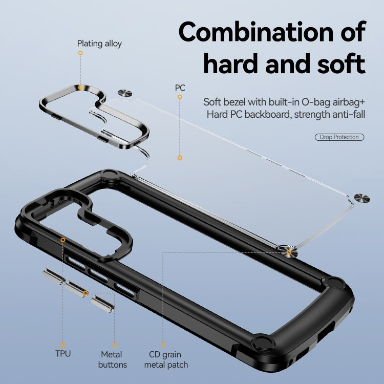 For Samsung Galaxy S21 5G TPU + PC Lens Protection Phone Case