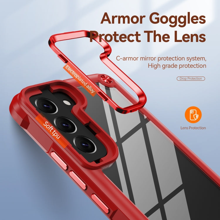For Samsung Galaxy S21 5G TPU + PC Lens Protection Phone Case