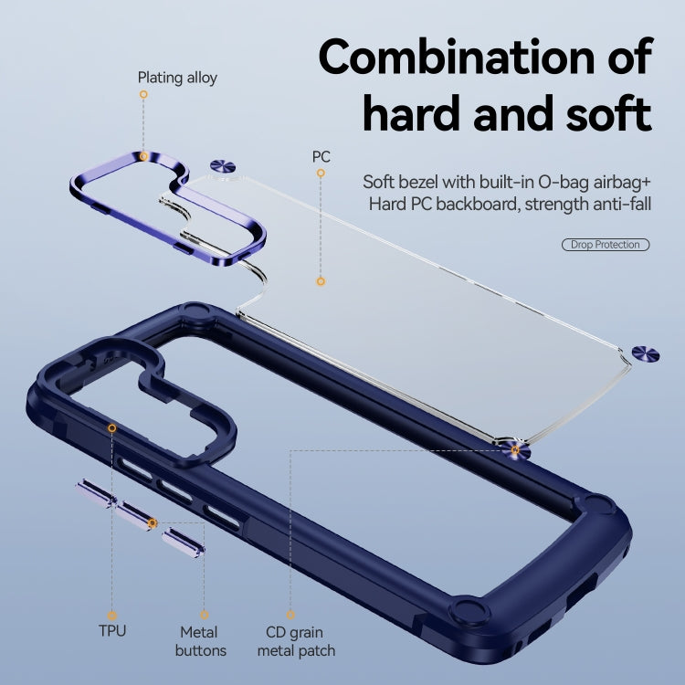 For Samsung Galaxy S21 5G TPU + PC Lens Protection Phone Case