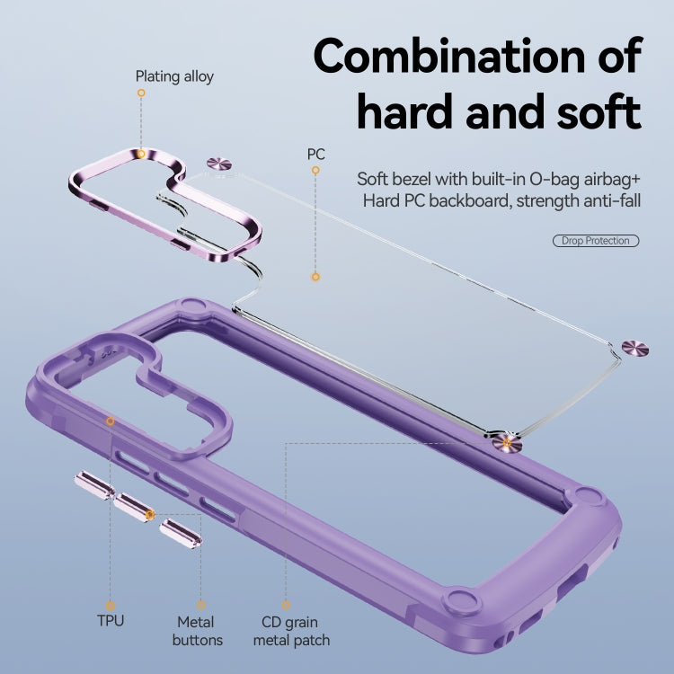 For Samsung Galaxy S21 5G TPU + PC Lens Protection Phone Case