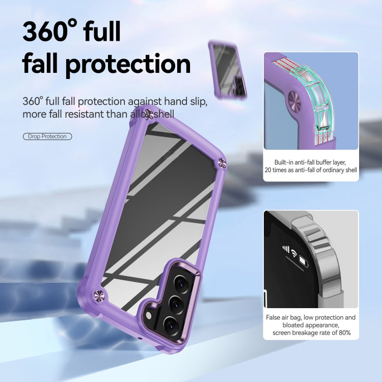 For Samsung Galaxy S21 5G TPU + PC Lens Protection Phone Case