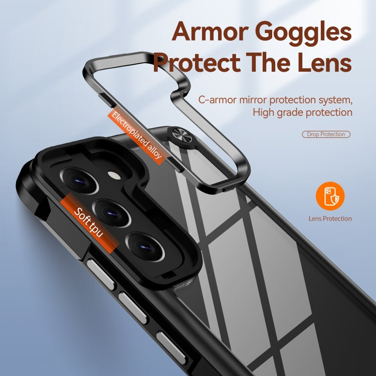 For Samsung Galaxy S21+ 5G TPU + PC Lens Protection Phone Case