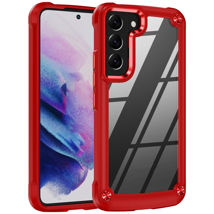 For Samsung Galaxy S21+ 5G TPU + PC Lens Protection Phone Case