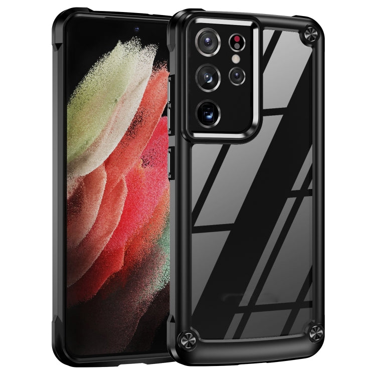 For Samsung Galaxy S21 Ultra 5G TPU + PC Lens Protection Phone Case