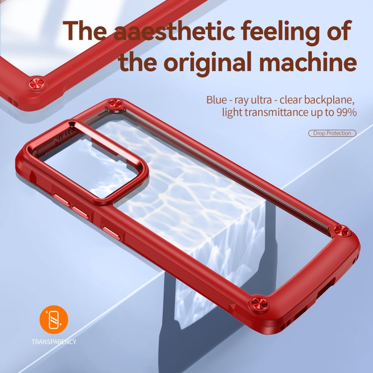 For Samsung Galaxy S21 Ultra 5G TPU + PC Lens Protection Phone Case
