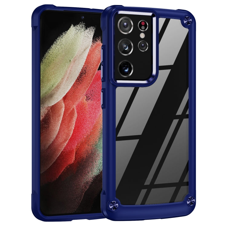 For Samsung Galaxy S21 Ultra 5G TPU + PC Lens Protection Phone Case