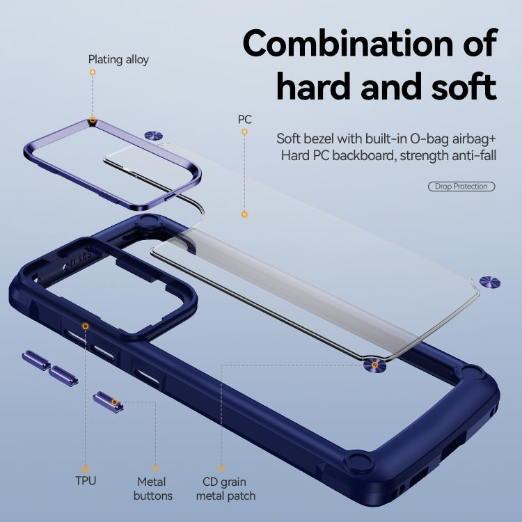 For Samsung Galaxy S21 Ultra 5G TPU + PC Lens Protection Phone Case