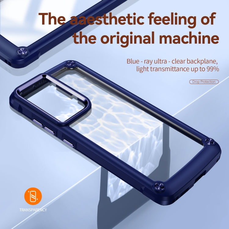 For Samsung Galaxy S21 Ultra 5G TPU + PC Lens Protection Phone Case