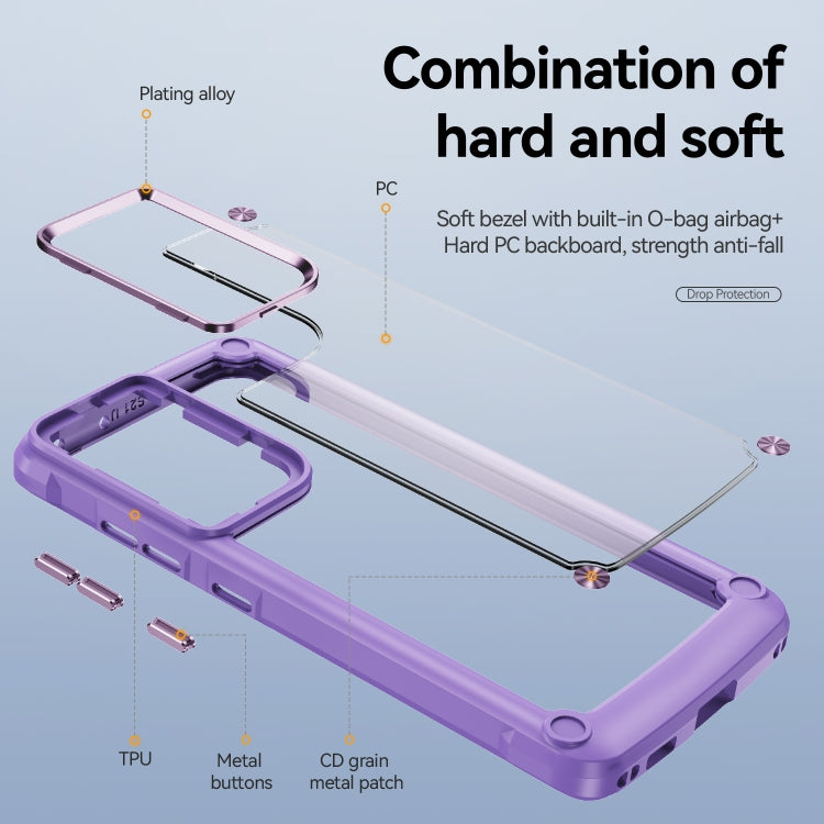 For Samsung Galaxy S21 Ultra 5G TPU + PC Lens Protection Phone Case