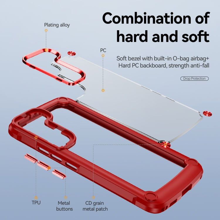 For Samsung Galaxy S22+ 5G TPU + PC Lens Protection Phone Case
