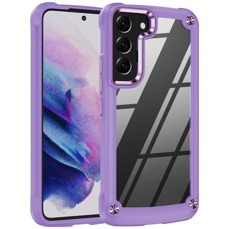 For Samsung Galaxy S22+ 5G TPU + PC Lens Protection Phone Case