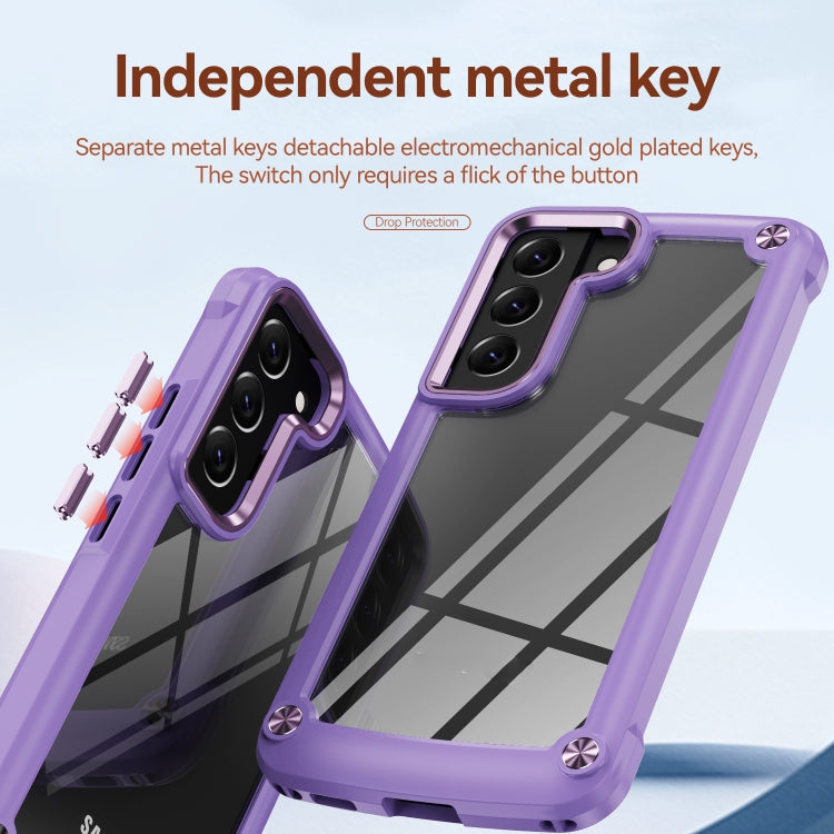 For Samsung Galaxy S22+ 5G TPU + PC Lens Protection Phone Case