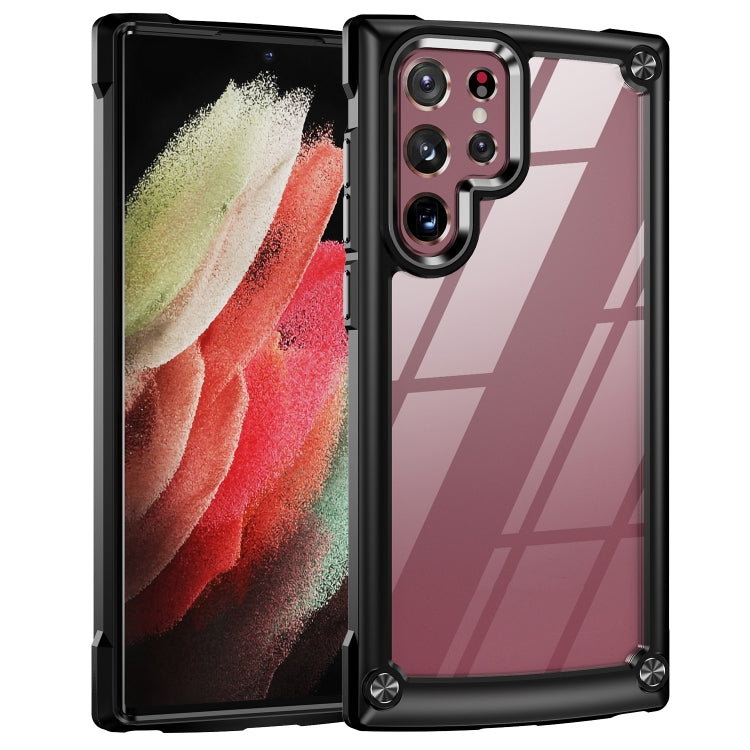 For Samsung Galaxy S22 Ultra 5G TPU + PC Lens Protection Phone Case
