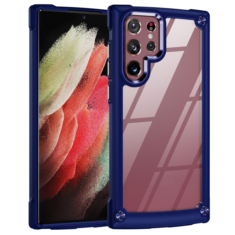 For Samsung Galaxy S22 Ultra 5G TPU + PC Lens Protection Phone Case