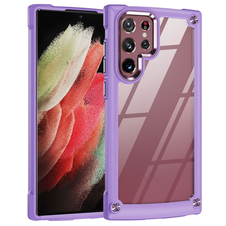 For Samsung Galaxy S22 Ultra 5G TPU + PC Lens Protection Phone Case