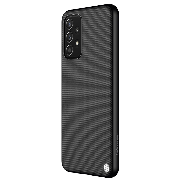 For Samsung Galaxy A23 4G NILLKIN 3D Texture Nylon Fiber PC+TPU Phone Case(Black)