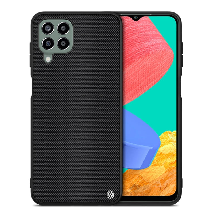 For Samsung Galaxy M33 5G NILLKIN 3D Texture Nylon Fiber PC+TPU Phone Case(Black)