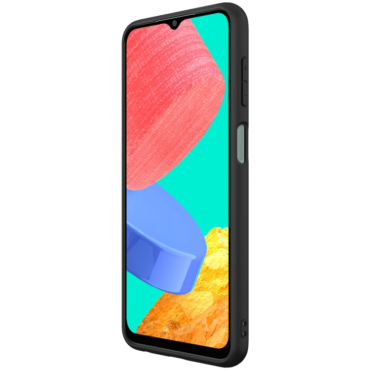 For Samsung Galaxy M33 5G NILLKIN 3D Texture Nylon Fiber PC+TPU Phone Case(Black)