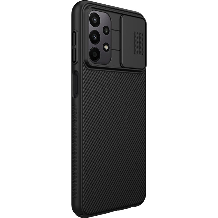 For Samsung Galaxy A23 4G NILLKIN Black Mirror Series Camshield PC Phone Case