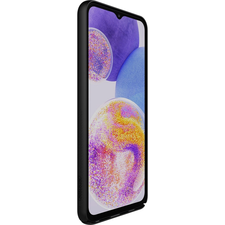 For Samsung Galaxy A23 4G NILLKIN Black Mirror Series Camshield PC Phone Case