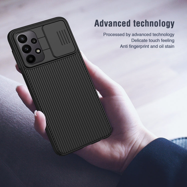 For Samsung Galaxy A23 4G NILLKIN Black Mirror Series Camshield PC Phone Case