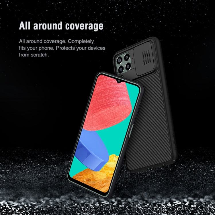 For Samsung Galaxy M33 NILLKIN Black Mirror Series Camshield PC Phone Case