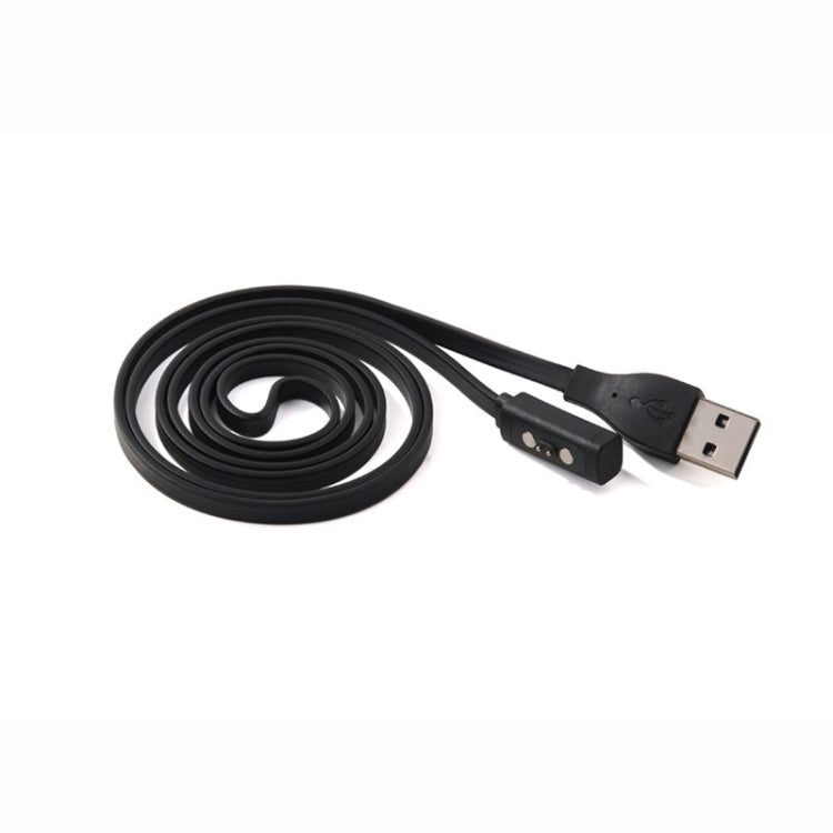 For Pebble Time Round Watch Charging Cable & Three Generations(Black)