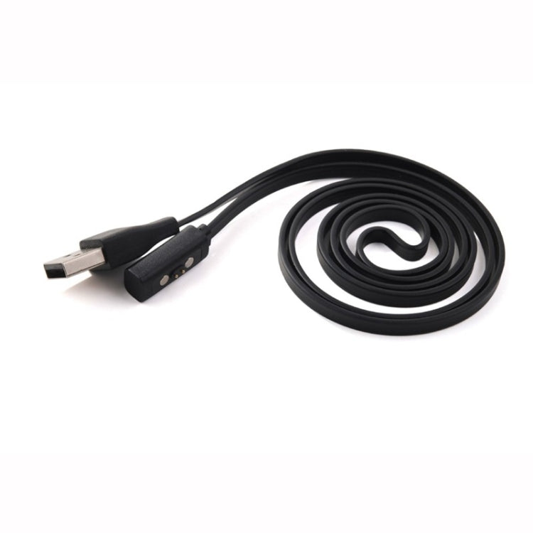 For Pebble Time Round Watch Charging Cable & Three Generations(Black)