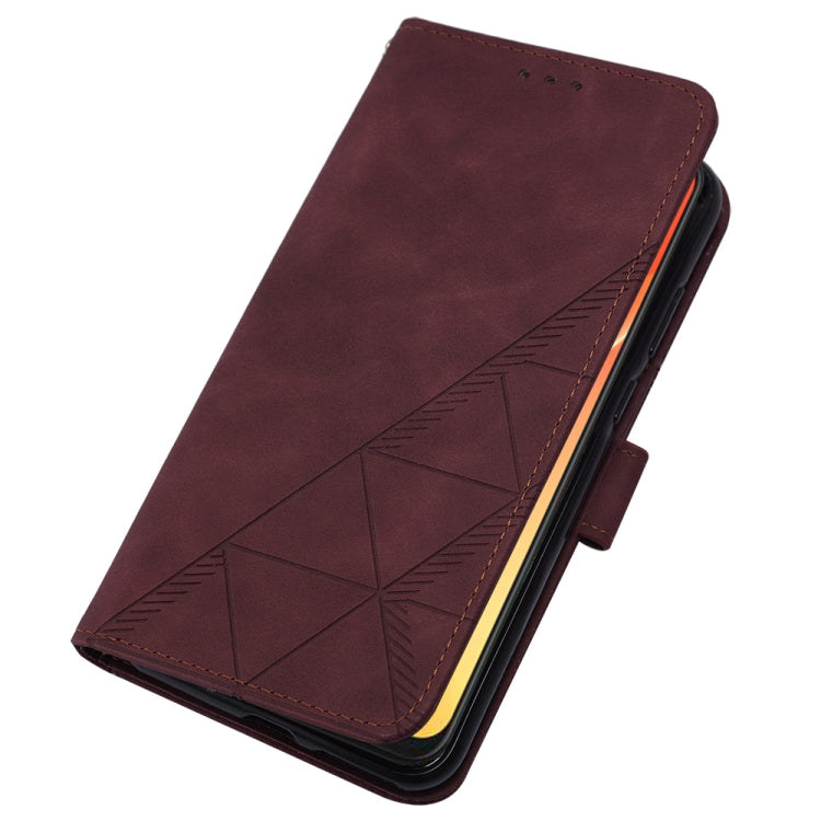 For Itel P37/Vision 2S/P651L Crossbody 3D Embossed Flip Leather Phone Case