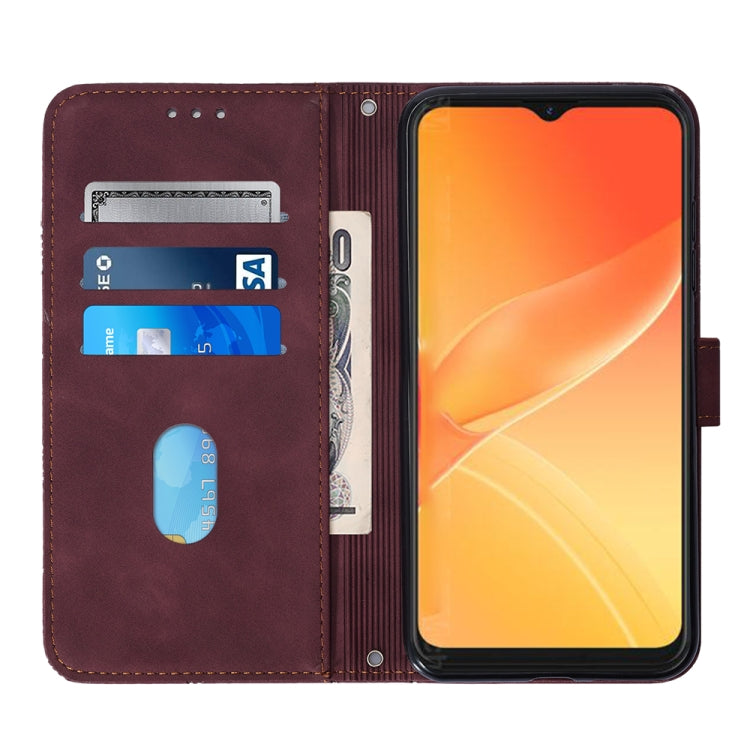 For Itel P37/Vision 2S/P651L Crossbody 3D Embossed Flip Leather Phone Case