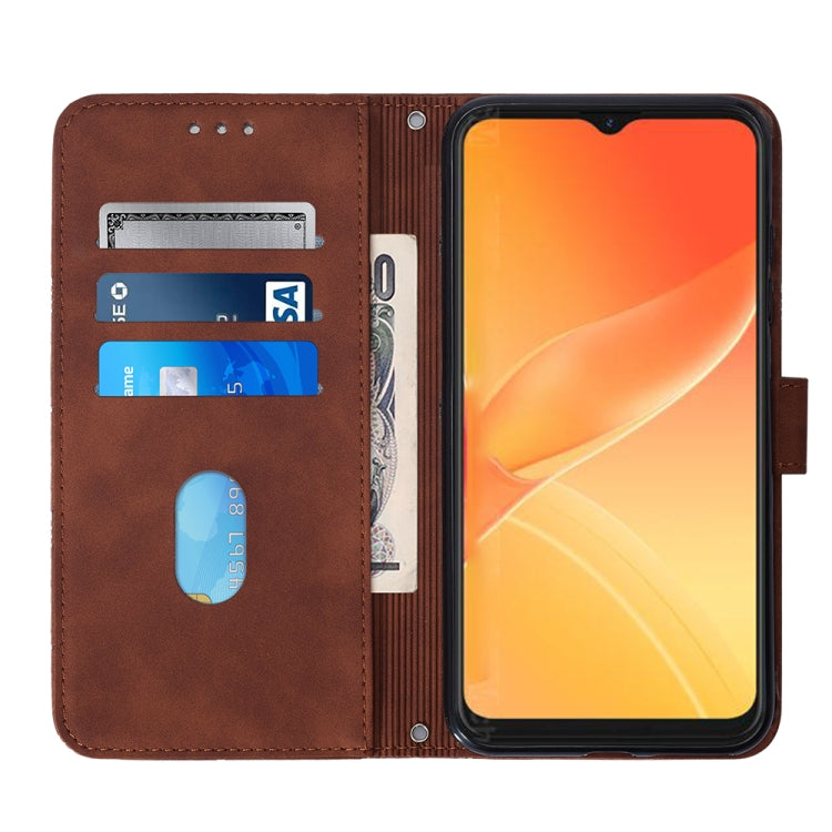 For Itel P37/Vision 2S/P651L Crossbody 3D Embossed Flip Leather Phone Case