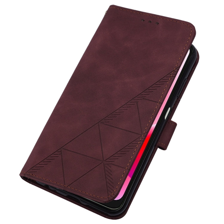 For Motorola Moto G 5G 2022 Crossbody 3D Embossed Flip Leather Phone Case