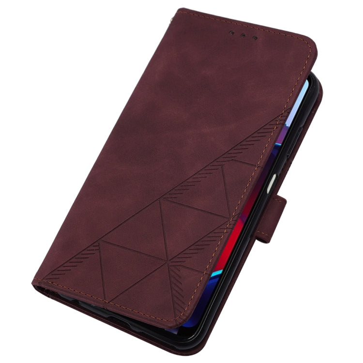 For Motorola Moto G Stylus 4G 2022 Crossbody 3D Embossed Flip Leather Phone Case