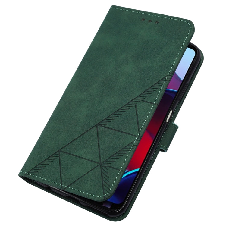For Motorola Moto G Stylus 4G 2022 Crossbody 3D Embossed Flip Leather Phone Case