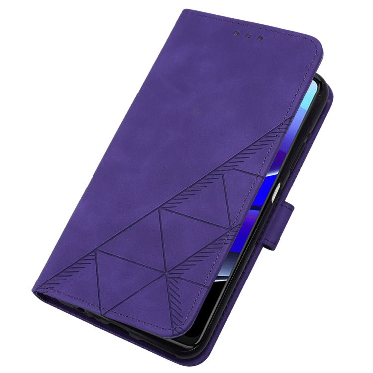 For Motorola Moto G Stylus 5G 2022 Crossbody 3D Embossed Flip Leather Phone Case