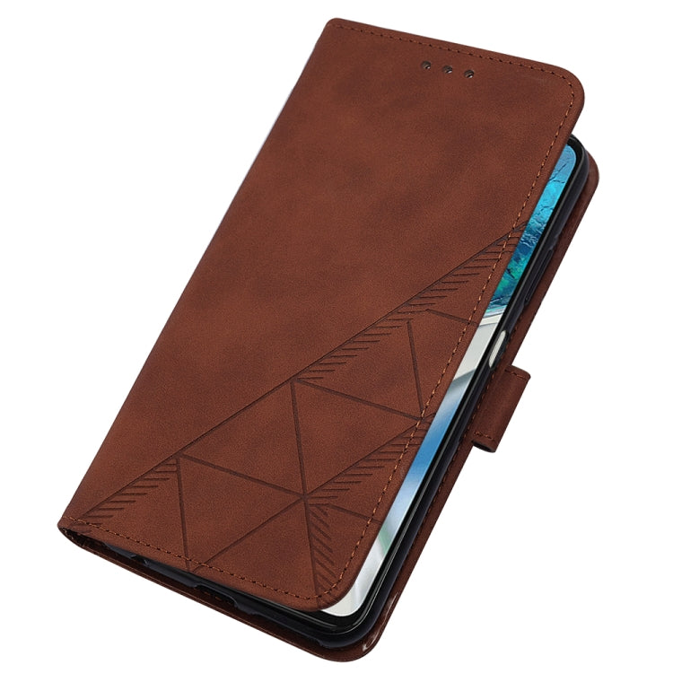 For Motorola Moto G52 Crossbody 3D Embossed Flip Leather Phone Case