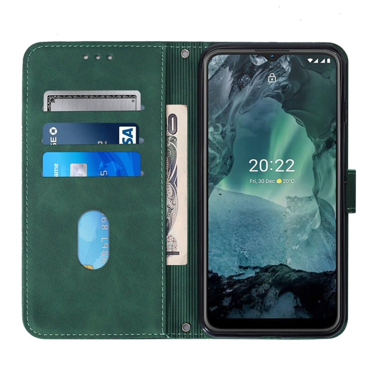 For Nokia G21/G11 Crossbody 3D Embossed Flip Leather Phone Case