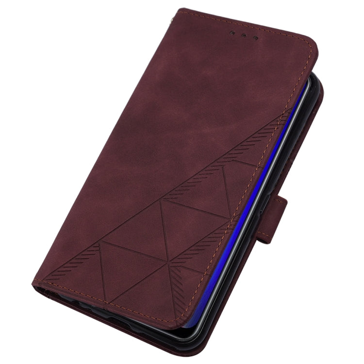 For OnePlus Nord CE 2 5G Crossbody 3D Embossed Flip Leather Phone Case
