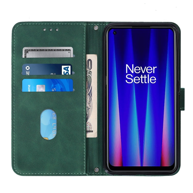 For OnePlus Nord CE 2 5G Crossbody 3D Embossed Flip Leather Phone Case