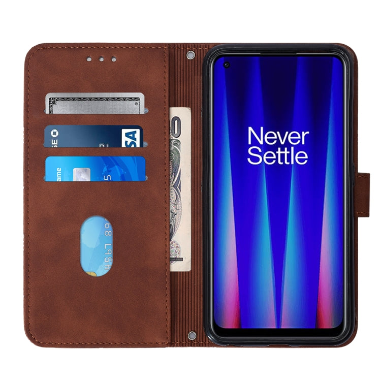 For OnePlus Nord CE 2 5G Crossbody 3D Embossed Flip Leather Phone Case