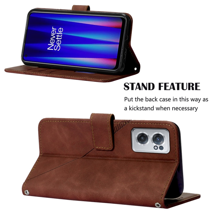 For OnePlus Nord CE 2 5G Crossbody 3D Embossed Flip Leather Phone Case