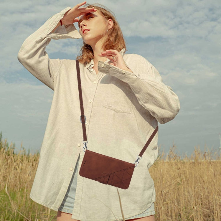 For OPPO A57 5G 2022 Crossbody 3D Embossed Flip Leather Phone Case