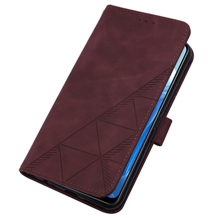 For OPPO Reno7 4G/F21 Pro Crossbody 3D Embossed Flip Leather Phone Case