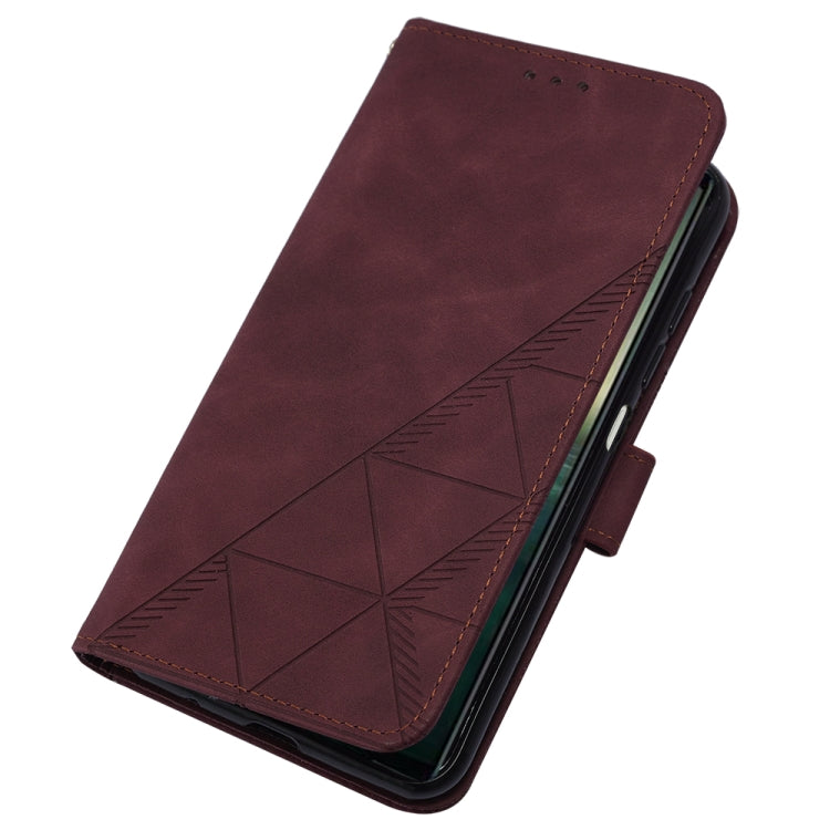 For Sony Xperia 1 IV Crossbody 3D Embossed Flip Leather Phone Case