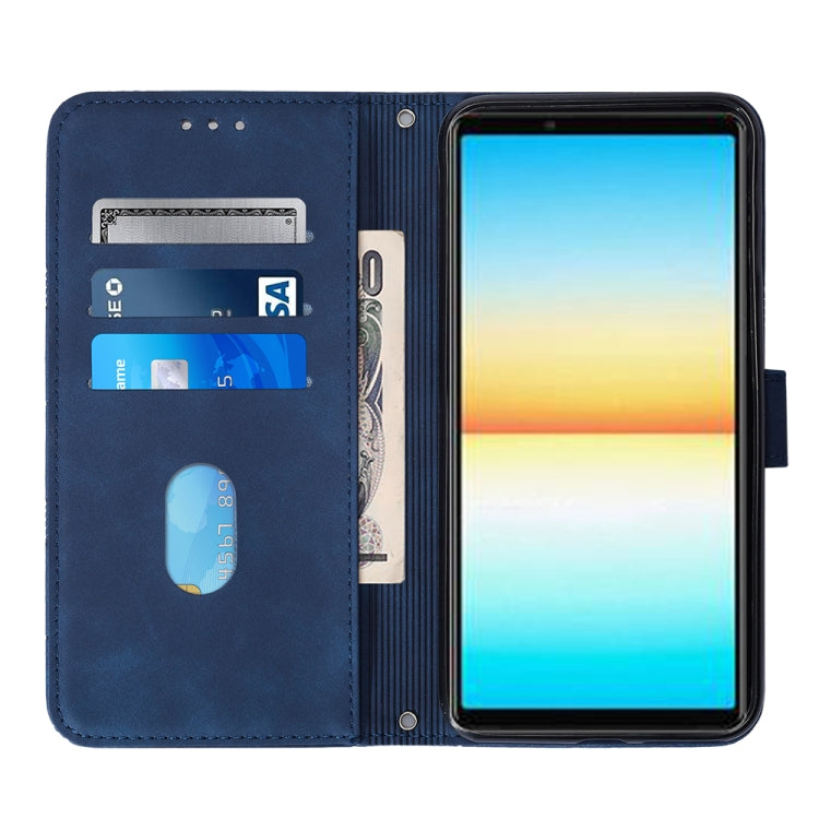 For Sony Xperia ACE III Crossbody 3D Embossed Flip Leather Phone Case